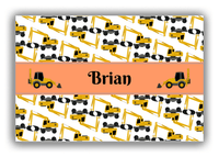 Thumbnail for Personalized Construction Truck Canvas Wrap & Photo Print II - White Background - Truck I - Front View