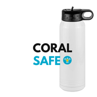 Thumbnail for Personalized Coral Safe Company Water Bottle (30 oz) - Design View