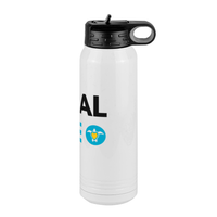 Thumbnail for Personalized Coral Safe Company Water Bottle (30 oz) - Right View