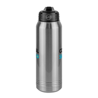 Thumbnail for Personalized Coral Safe Company Water Bottle (30 oz) - Center View