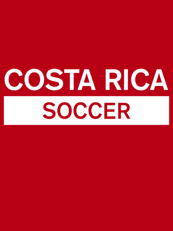 Costa Rica Soccer T-Shirt - Red - Decorate View