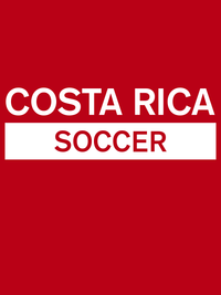 Thumbnail for Costa Rica Soccer T-Shirt - Red - Decorate View