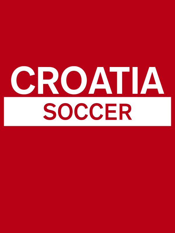Croatia Soccer T-Shirt - Red - Decorate View