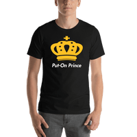 Thumbnail for Personalized Crown T-Shirt - Black - Put-On Prince - Shirt View