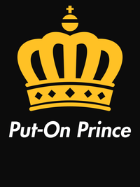 Thumbnail for Personalized Crown T-Shirt - Black - Put-On Prince - Decorate View