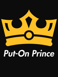 Thumbnail for Personalized Crown T-Shirt - Black - Put-On Prince - Decorate View