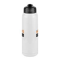 Thumbnail for Custom High School Football Water Bottle (30 oz) - Center View