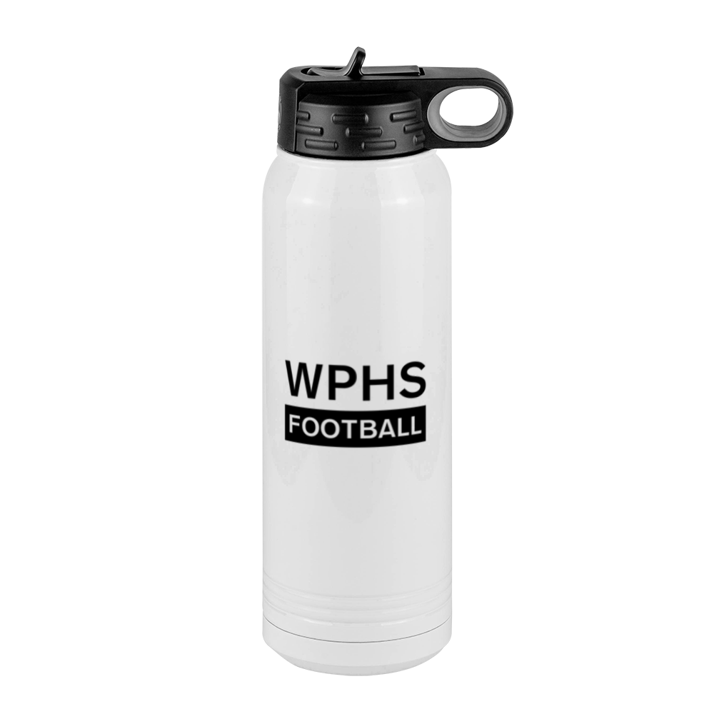Custom High School Football Water Bottle (30 oz) - Right View