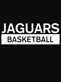 Thumbnail for Custom High School Jaguars Basketball T-Shirt - Black - Decorate View