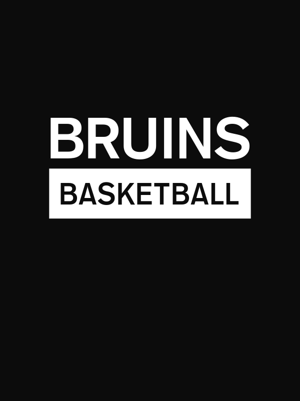 Custom High School Bruins Basketball T-Shirt - Black - Decorate View