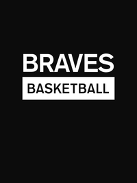 Thumbnail for Custom High School Braves Basketball T-Shirt - Black - Decorate View