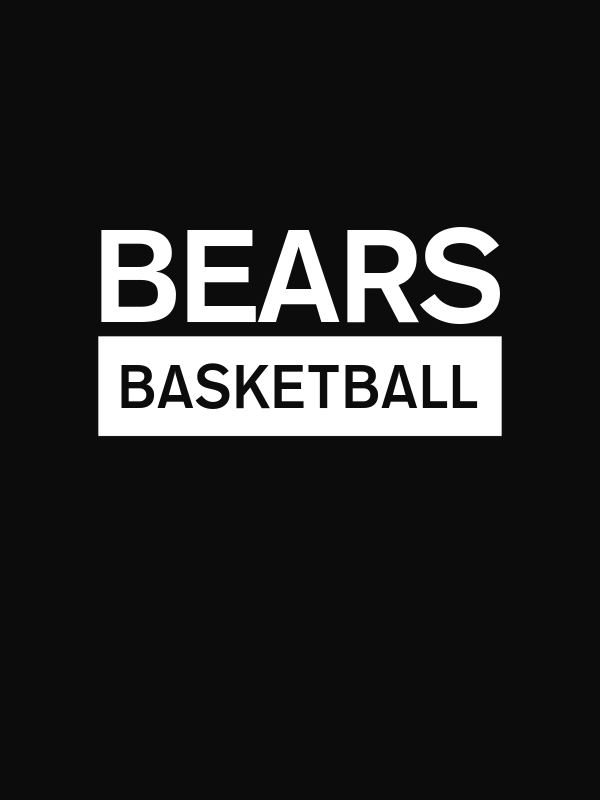 Custom High School Bears Basketball T-Shirt - Black - Decorate View