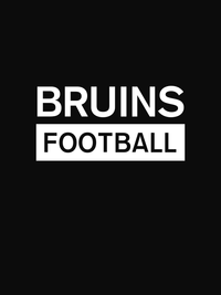 Thumbnail for Custom High School Bruins Football T-Shirt - Black - Decorate View