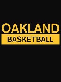 Thumbnail for Custom Oakland Basketball T-Shirt - Black - Decorate View