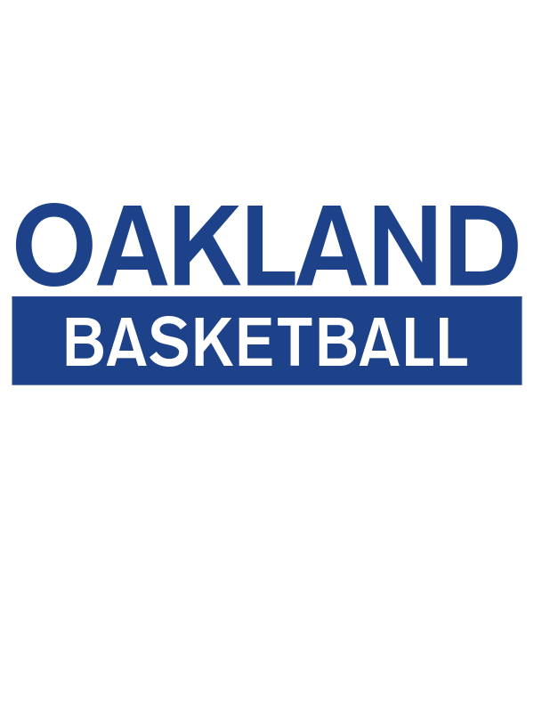 Custom Oakland Basketball T-Shirt - White - Decorate View