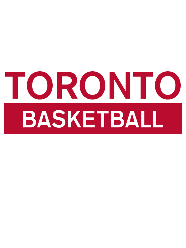 Custom Toronto Basketball T-Shirt - White - Decorate View