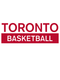 Thumbnail for Custom Toronto Basketball T-Shirt - White - Decorate View