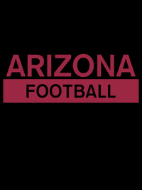 Thumbnail for Custom Arizona Football T-Shirt - Black - Decorate View