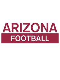 Thumbnail for Custom Arizona Football T-Shirt - White - Decorate View