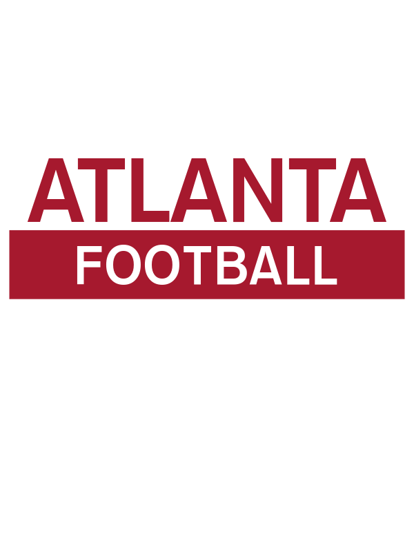 Custom Atlanta Football T-Shirt - White - Decorate View