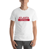 Thumbnail for Custom Atlanta Football T-Shirt - White - Shirt View