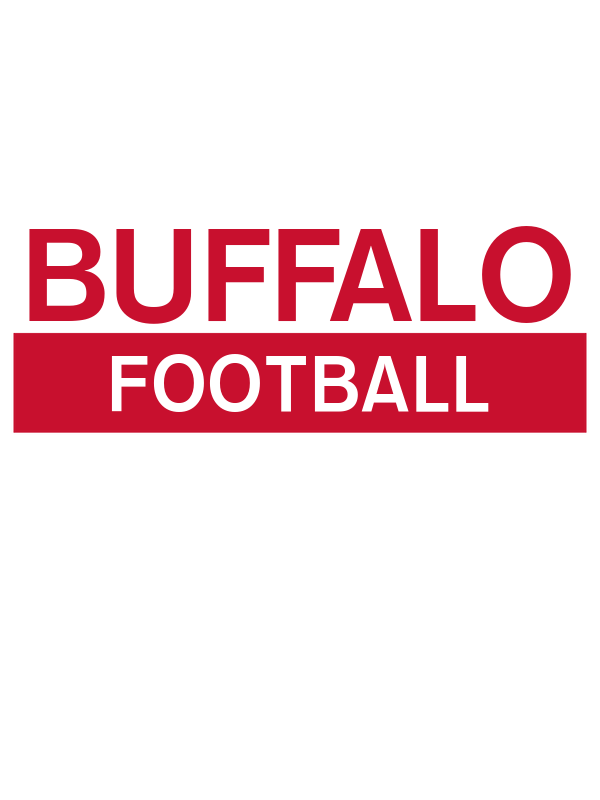 Custom Buffalo Football T-Shirt - White - Decorate View