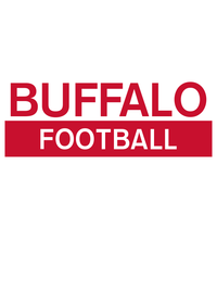 Thumbnail for Custom Buffalo Football T-Shirt - White - Decorate View