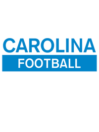 Thumbnail for Custom Carolina Football T-Shirt - White - Decorate View