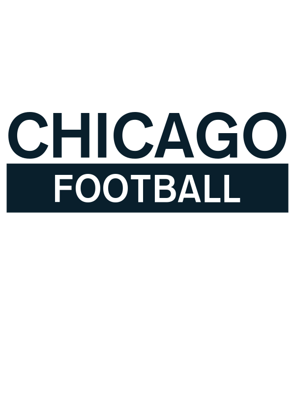 Custom Chicago Football T-Shirt - White - Decorate View