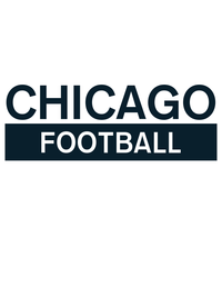 Thumbnail for Custom Chicago Football T-Shirt - White - Decorate View