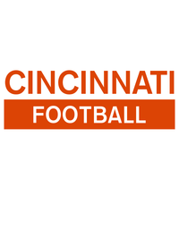 Thumbnail for Custom Cincinnati Football T-Shirt - White - Decorate View