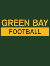 Thumbnail for Custom Green Bay Football T-Shirt - Green - Decorate View
