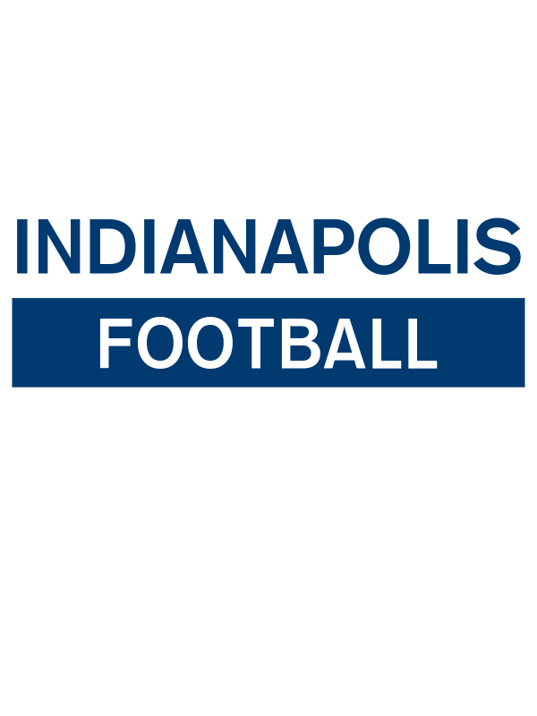 Custom Indianapolis Football T-Shirt - White - Decorate View