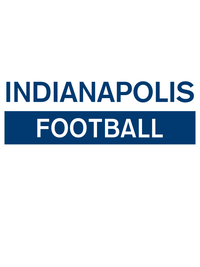 Thumbnail for Custom Indianapolis Football T-Shirt - White - Decorate View