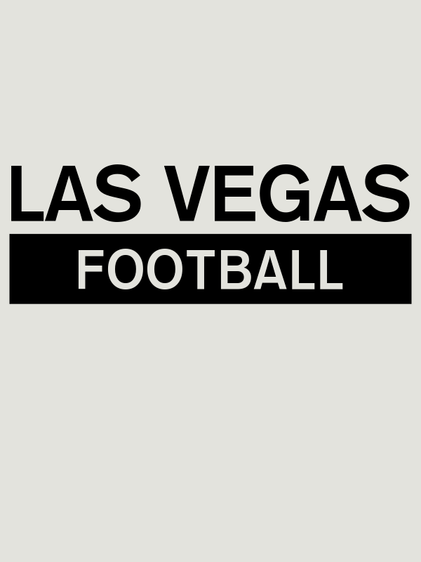 Custom Las Vegas Football T-Shirt - Silver - Decorate View