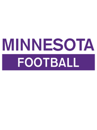 Thumbnail for Custom Minnesota Football T-Shirt - White - Decorate View