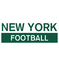 Thumbnail for Custom New York Football T-Shirt - White - Decorate View