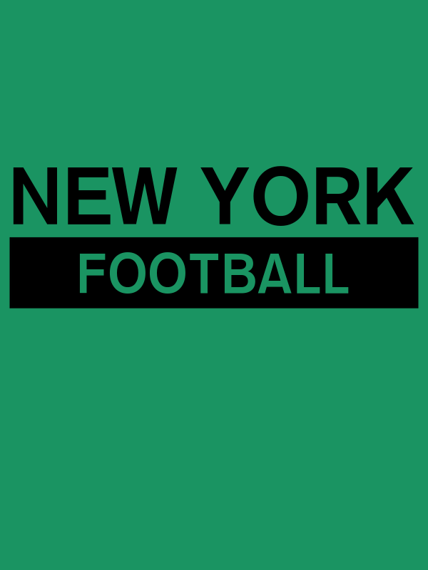 Custom New York Football T-Shirt - Green - Decorate View
