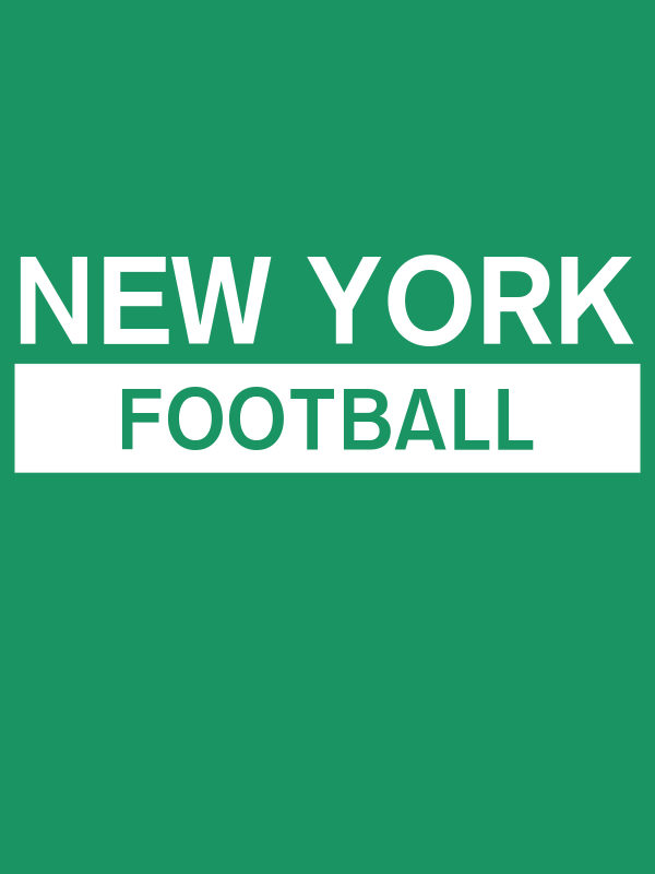 Custom New York Football T-Shirt - Green - Decorate View