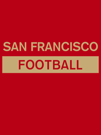 Thumbnail for Custom San Francisco Football T-Shirt - Red - Decorate View