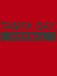 Thumbnail for Custom Tampa Bay Football T-Shirt - Red - Decorate View