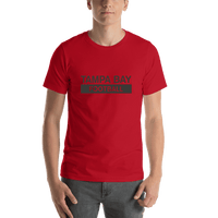 Thumbnail for Custom Tampa Bay Football T-Shirt - Red - Shirt View