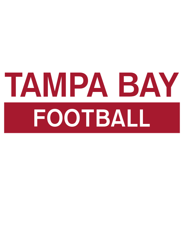 Custom Tampa Bay Football T-Shirt - White - Decorate View