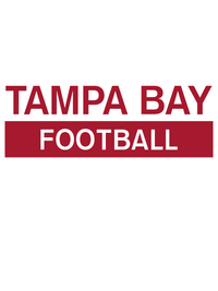 Thumbnail for Custom Tampa Bay Football T-Shirt - White - Decorate View
