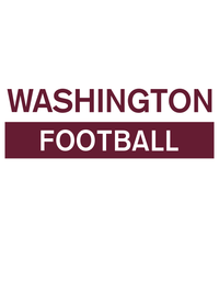 Thumbnail for Custom Washington Football T-Shirt - White - Decorate View