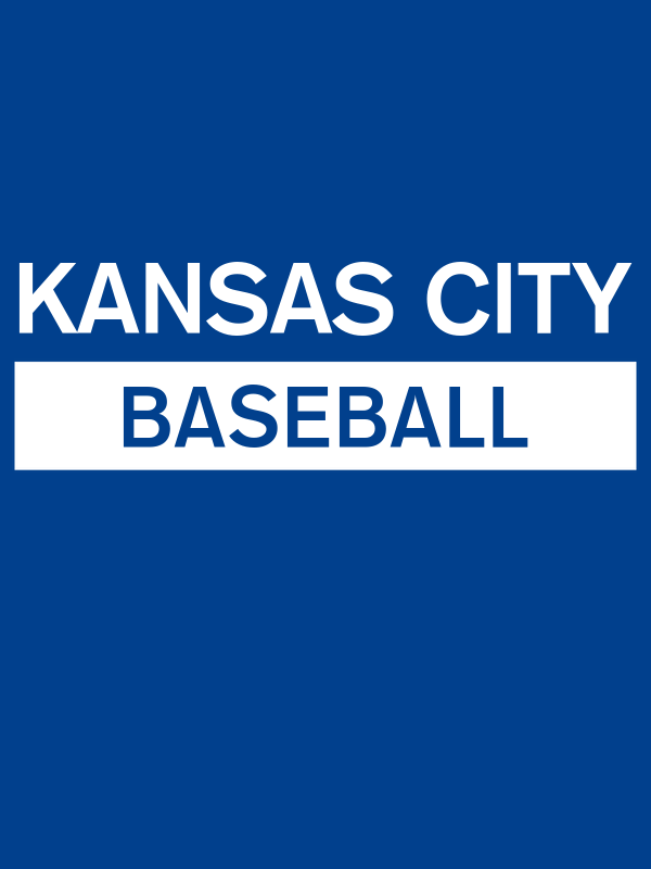 Custom Kansas City Baseball T-Shirt - Blue - Decorate View