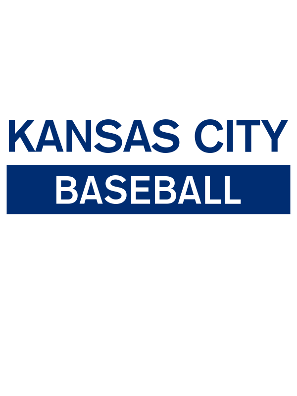 Custom Kansas City Baseball T-Shirt - White - Decorate View