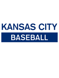 Thumbnail for Custom Kansas City Baseball T-Shirt - White - Decorate View
