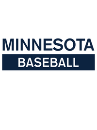 Thumbnail for Custom Minnesota Baseball T-Shirt - White - Decorate View
