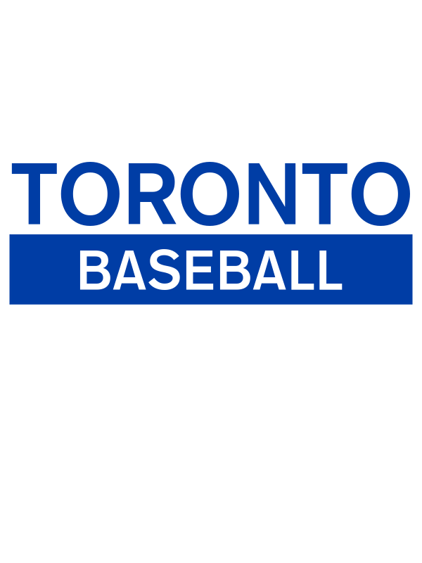 Custom Toronto Baseball T-Shirt - White - Decorate View